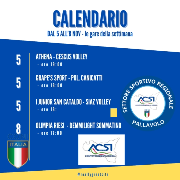 Al Via il campionato Acsi Under 15 di pallavolo !!