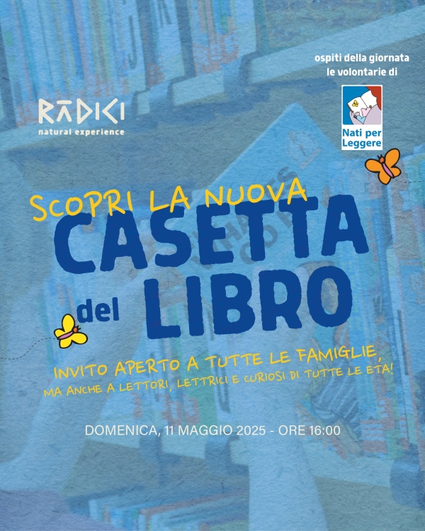 Sar&agrave; inaugurata domenica la " casetta del libro" donata dal Team " Radici "