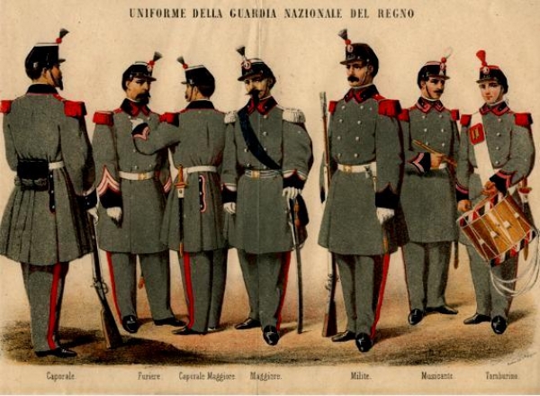 1862: l&#039;istituzione della Guardia Nazionale di Regalbuto.